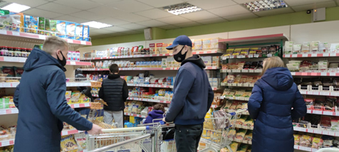 Opération aide alimentaire avril 2021 à Ivankiv en Ukraine