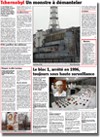 Miniature de l'article du journal l'Alsace : Tchernobyl « Les liquidateurs devaient faire cela pour l’URSS et le monde entier »