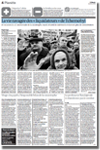 Miniature de l'article du journal du Monde du 26 Avril 2011: La vie ravagée des « liquidateurs » de Tchernobyl